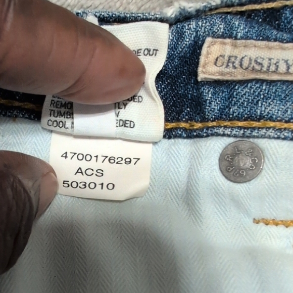 Ralph Lauren Polo Crosby Short Denim Distressed Women Shorts Size 32 - Picture 8 of 10